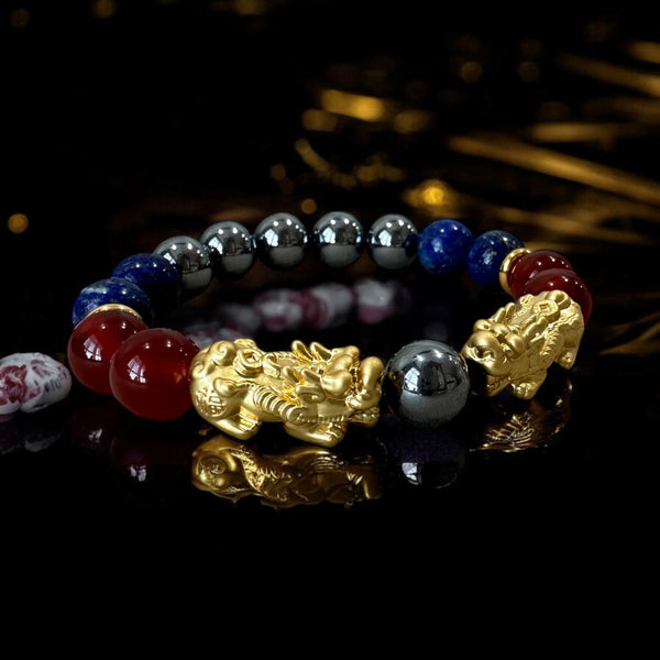 Wealth Pixiu Bracelet - The Twin Lucky Element