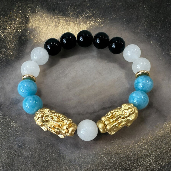 Wealth Pixiu Bracelet - Abundance Circle